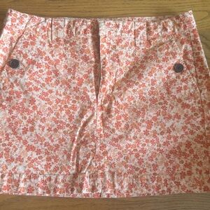 Wild Fable Orange Floral Skirt